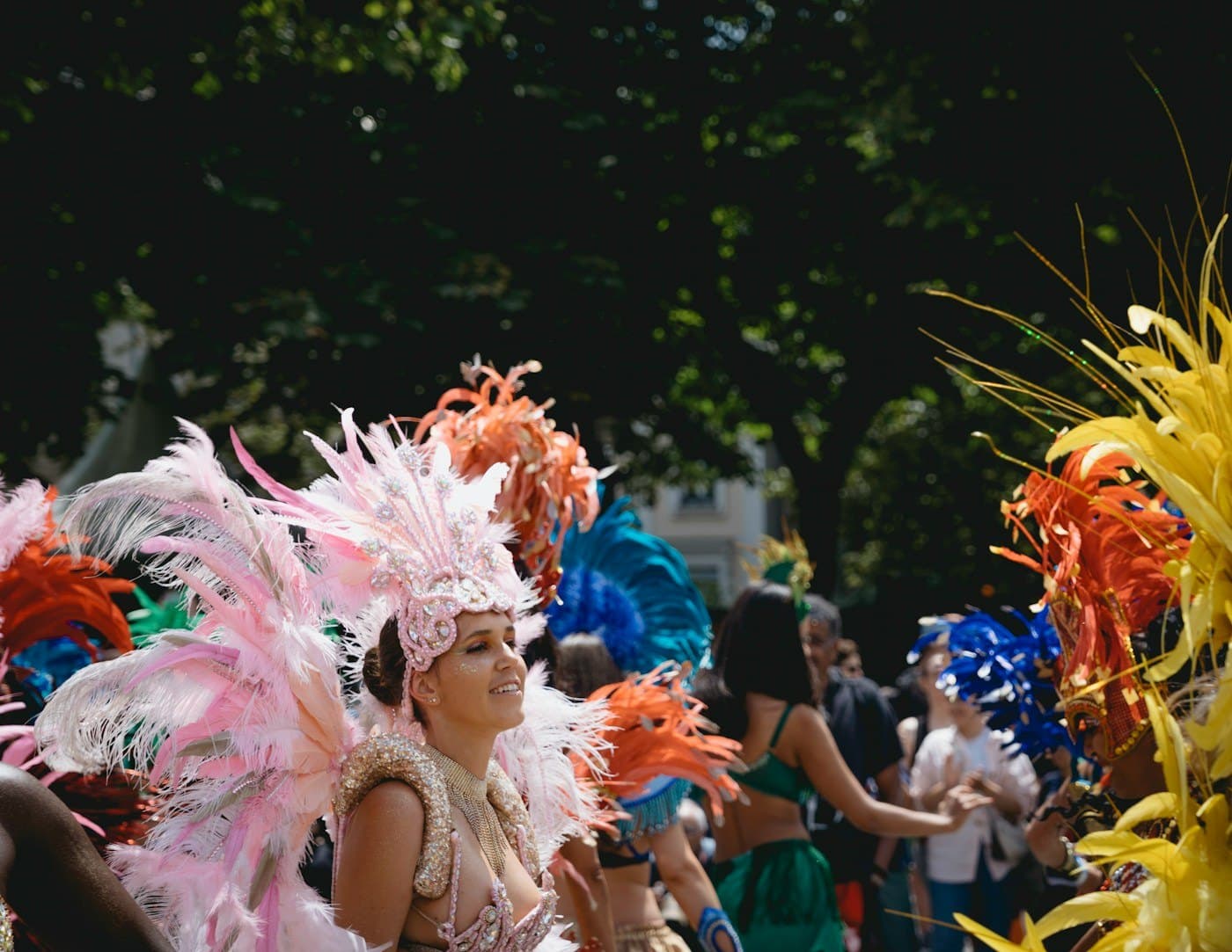 Caribbean carnival — Jamaican colours